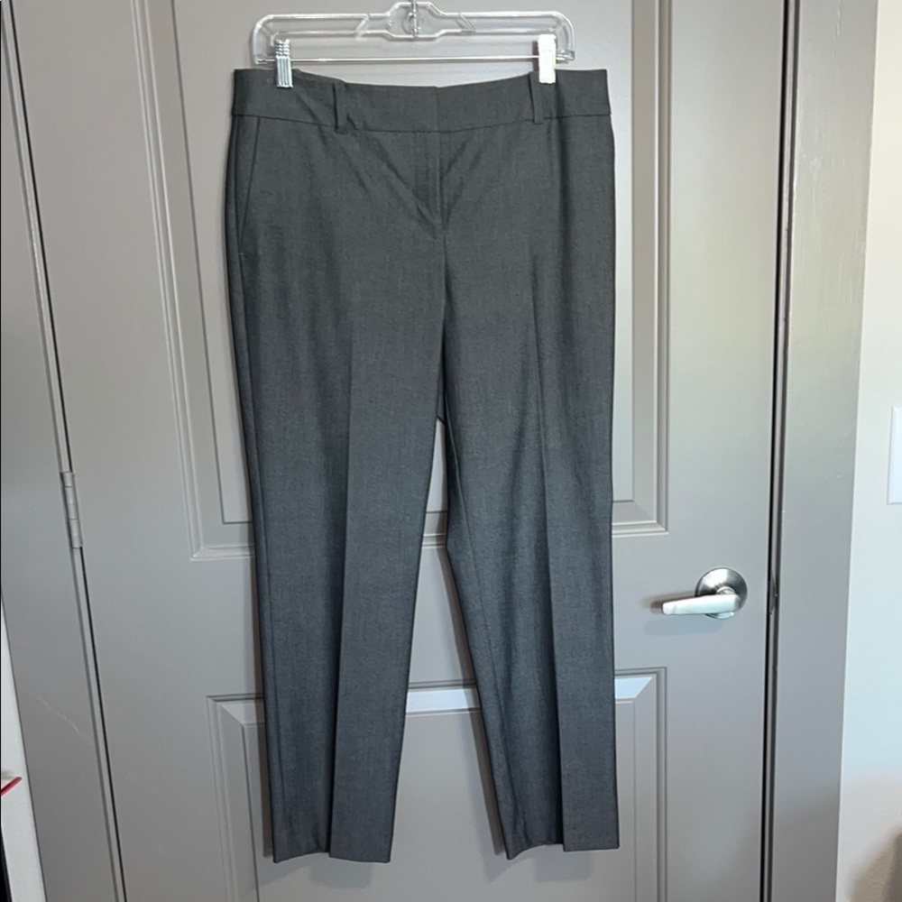 Ann Taylor Gray Trousers Professional Style